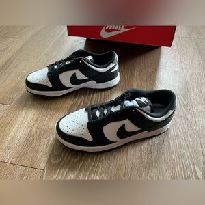 Womens Nike Dunk Low - size 6.5 - “panda” black/white. NEW IN BOX - never worn